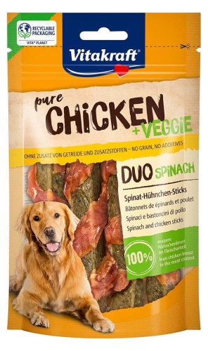 Vitakraft Przysmak D/Psa Veggie Duo Kurczak/ Szpinak  80g