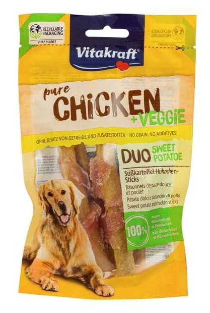 Vitakraft Przysmak D/Psa Veggie Duo Kurczak/Słodki Ziemniak  80g