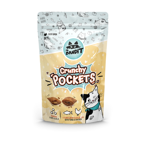 Mr. Bandit Crunchy Pockets dla Kota z Tuńczykiem i Kurczakiem 40g