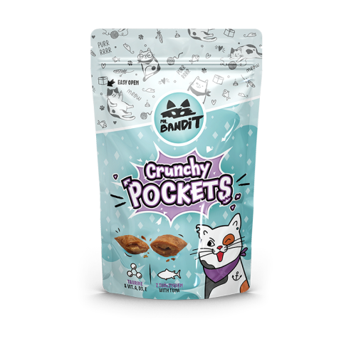Mr. Bandit Crunchy Pockets dla Kota z Tuńczykiem 40g