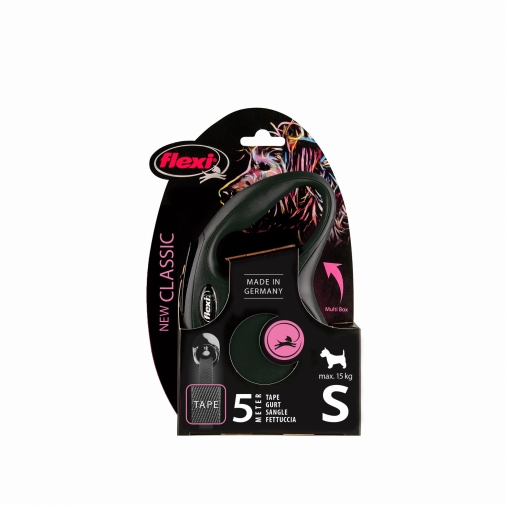 Flexi Smycz New Classic Compact "S" 5m-15kg Czarna