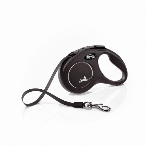 Flexi Smycz New Classic Compact "S" 5m-15kg Czarna