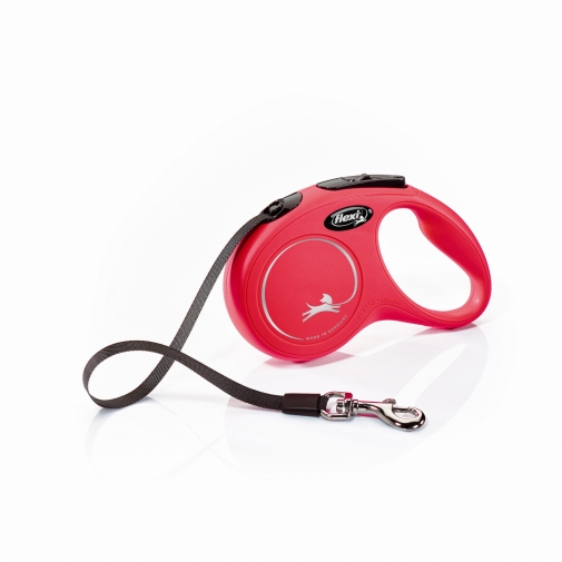 Flexi Smycz New Classic Compact "S" 5m-15kg Czerwona