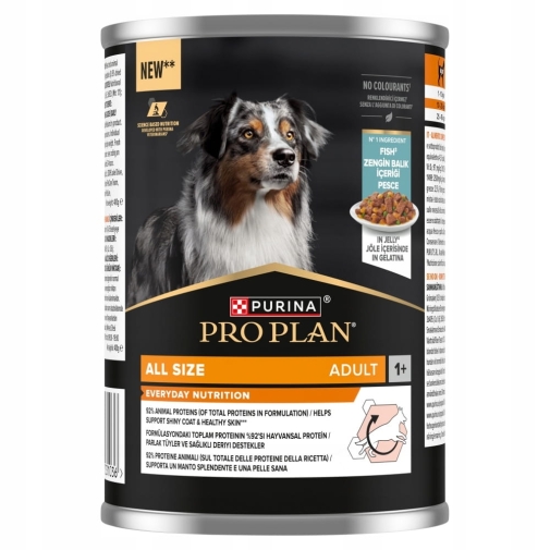 Pro Plan puszka dla Psa Dorsz z Łososiem w Galarecie 400g