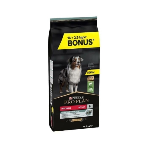 Pro Plan Medium Digestive Lamb PROMO 14kg+2,5kg Gratis