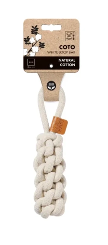 M-Pets Zabawka Dla Psa Coto Lop Bar - Szarpak 22cm Biały