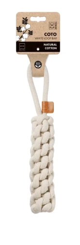 M-Pets Zabawka Dla Psa Coto Lop Bar - Szarpak 34cm Biały