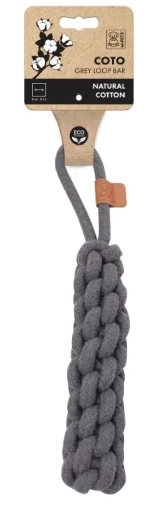 M-Pets Zabawka Dla Psa Coto Lop Bar - Szarpak 34cm Szary