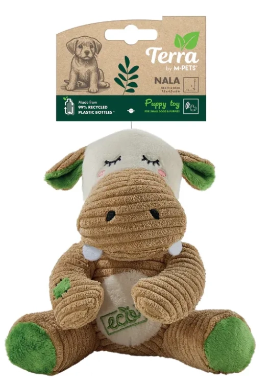 M-Pets Zabawka Dla Psa Pluszowa TERRA ECO - Hipopotam Nala 18cm