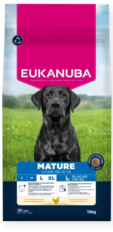 Eukanuba Mature Large And Gigant Breed Kurczak 15kg