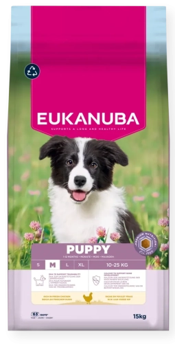 Karma Dla Psa Eukanuba Puppy Medium Kurczak 15kg