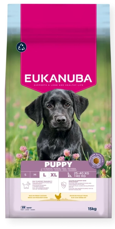 Eukanuba Puppy Large Extra Large Breed Kurczak 15kg
