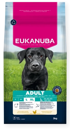 Eukanuba Adult L&XL Breed Kurczak 3kg