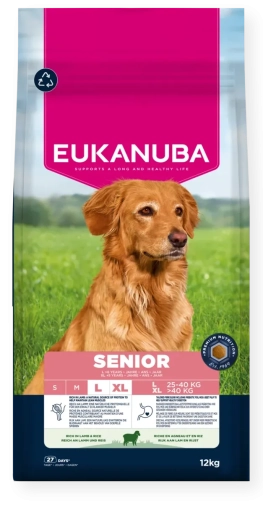 Eukanuba Senior Large And Giant Breed Lamb And Rice 12kg