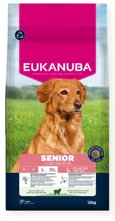 Eukanuba Senior Large And Giant Breed Lamb And Rice 12kg
