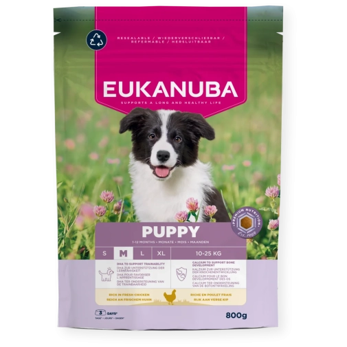 Eukanuba Puppy Medium Kurczak 800g