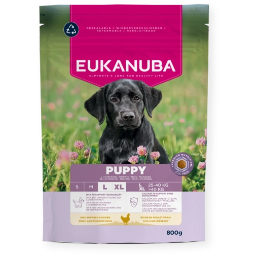 Eukanuba Puppy L&XL Kurczak 800g