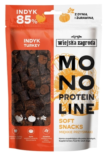 Wiejska Zagroda Przysmak Dla Psa Monoproteinowy Indyk 115g
