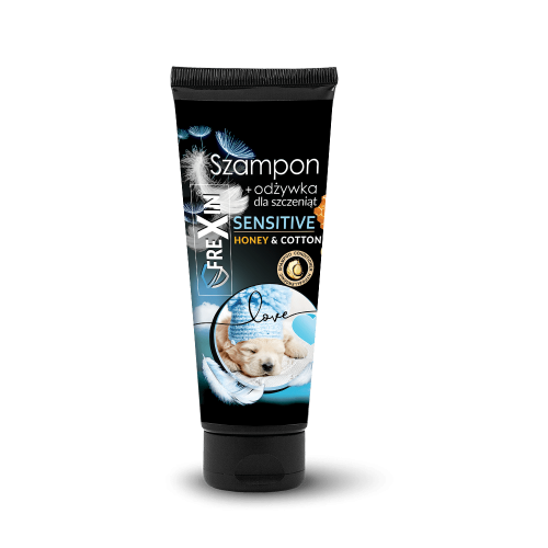 Frexin Szampon z Odżywką dla Szczeniąt Miód & Bawełna 220g