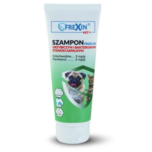 Frexin VET+ Szampon Przeciw Grzybiczym i Bakteryjnum Stanom Zapalnym 220g