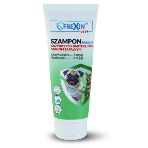 Frexin VET+ Szampon Przeciw Grzybiczym i Bakteryjnum Stanom Zapalnym 220g
