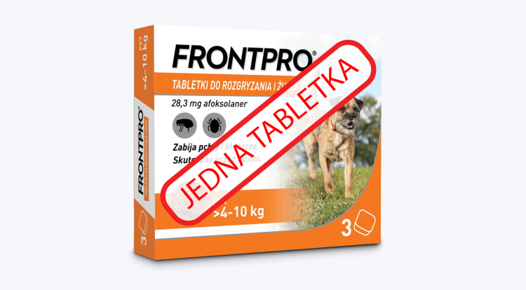 Frontline Frontpro Tabletki Dla Psa 4-10kg 1szt