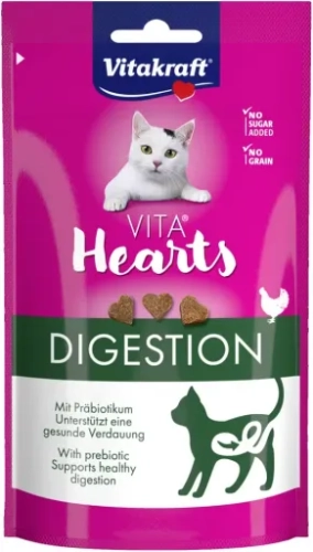 Vitakraft Przysmak Dla Kota Vita Hearts Digestion Kurczak 40g