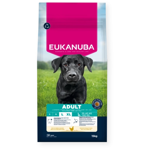 Eukanuba Adult L&XL Breed Kurczak 15kg