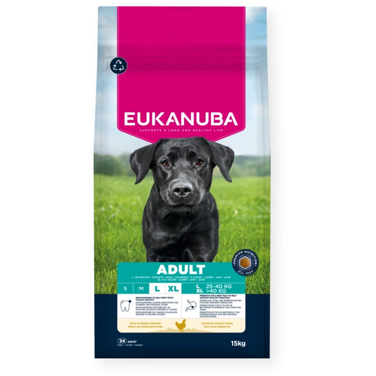 Eukanuba Adult L&XL Breed Kurczak 15kg
