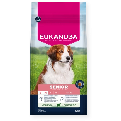 Eukanuba Senior S&M Lamb&Rice 12kg