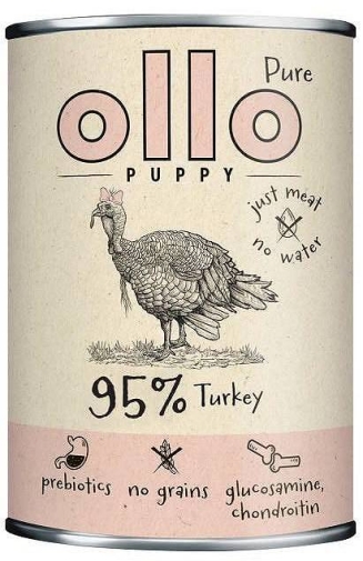 Ollo Pure Puppy Indyk 400g