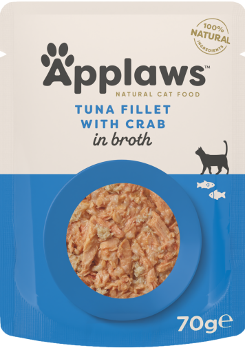 Applaws Saszetka Tuńczyk z Krabem w bulionie 70g