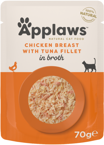 Applaws Saszetka Kurczak z Tuńczykiem w bulionie 70g