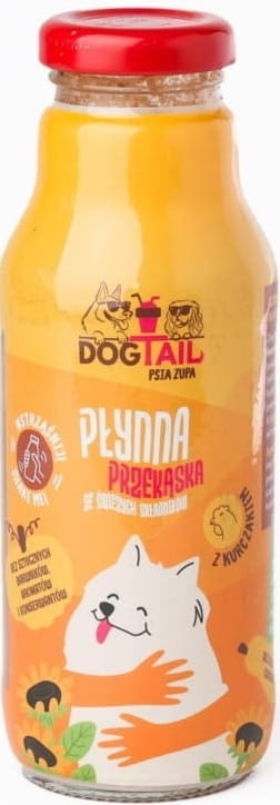 DogTail Koktajl Zupa z Kurczakiem dla Psa butelka 280g