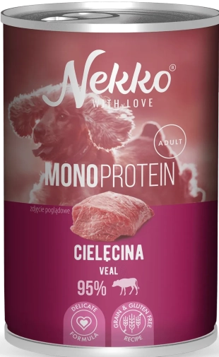 Nekko Mono konserwa 400g Cielęcina