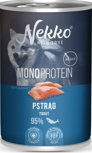 Nekko Mono konserwa 400g Pstrąg