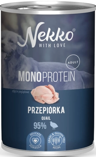 Nekko Mono konserwa 400g Przepiórka