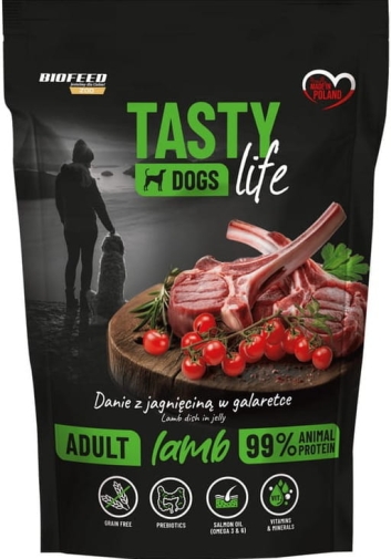 Tasty Dogs Life Saszetka 500g z Jagnięciną