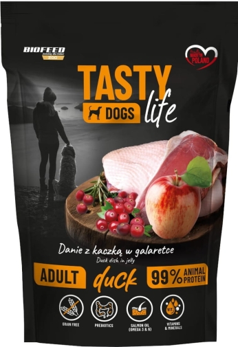 Tasty Dogs Life Saszetka 500g z Kaczką