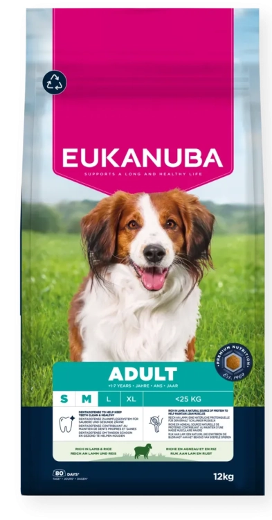 Eukanuba Adult S&M Lamb&Rice 12kg