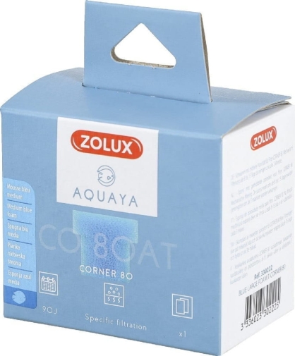 Zolux Aquaya Wkład Blue Large Foam T Corner 80