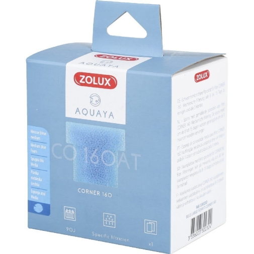 Zolux Aquaya Wkład Blue Large Foam T Corner 160