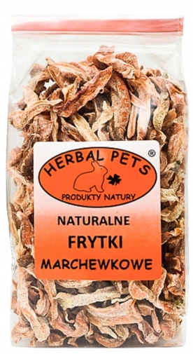 Herbal Pets Naturalne Frytki Marchewkowe 100g