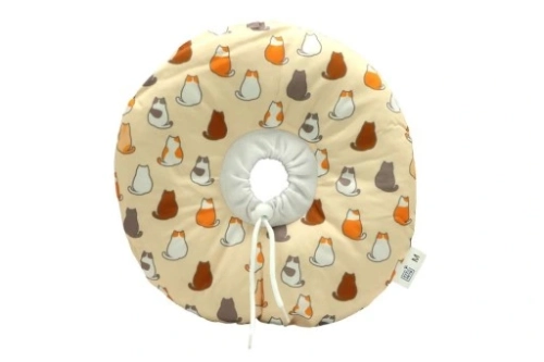 Fit4Pet Kołnierz Pooperacyjny "Pączek" Wodoodporny Dla Kotów "M" - 28 / 28cm