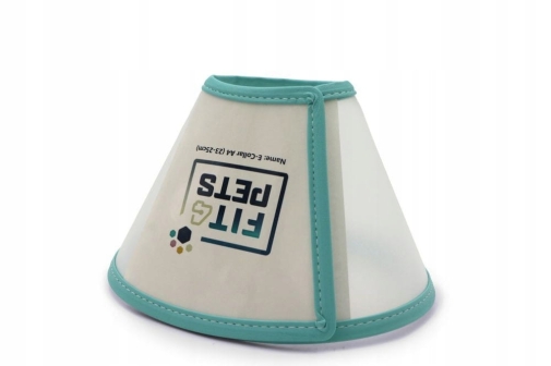 Fit4Pet Kołnierz Pooperacyjny z Obszyciem na Rzep nr.4 - 23-25cm