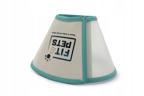 Fit4Pet Kołnierz Pooperacyjny z Obszyciem na Rzep nr.5 - 26-28cm