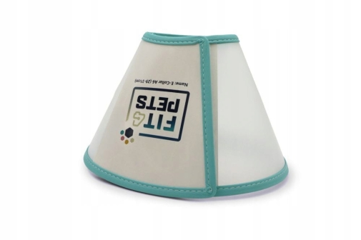 Fit4Pet Kołnierz Pooperacyjny z Obszyciem na Rzep nr.6 - 29-31cm