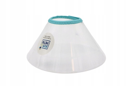 Fit4Pet Kołnierz Pooperacyjny z Obszyciem na Zatrzask nr.2 - 16-25cm
