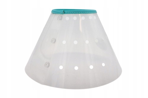 Fit4Pet Kołnierz Pooperacyjny z Obszyciem na Zatrzask nr.5 - 30-42cm
