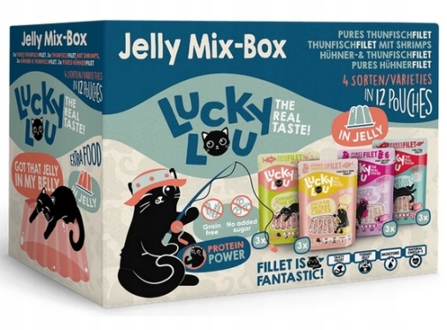 Lucky Lou Extrafood Mix-Box Multipack w Galarecie saszetki 12x70g
